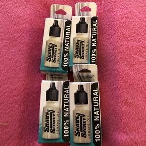 Lot of 4 Shave Secret oil